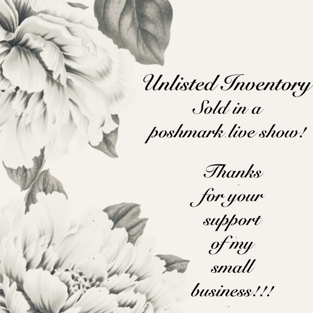 Unlisted Inventory SOLD in a LIVE Posh SHOW!